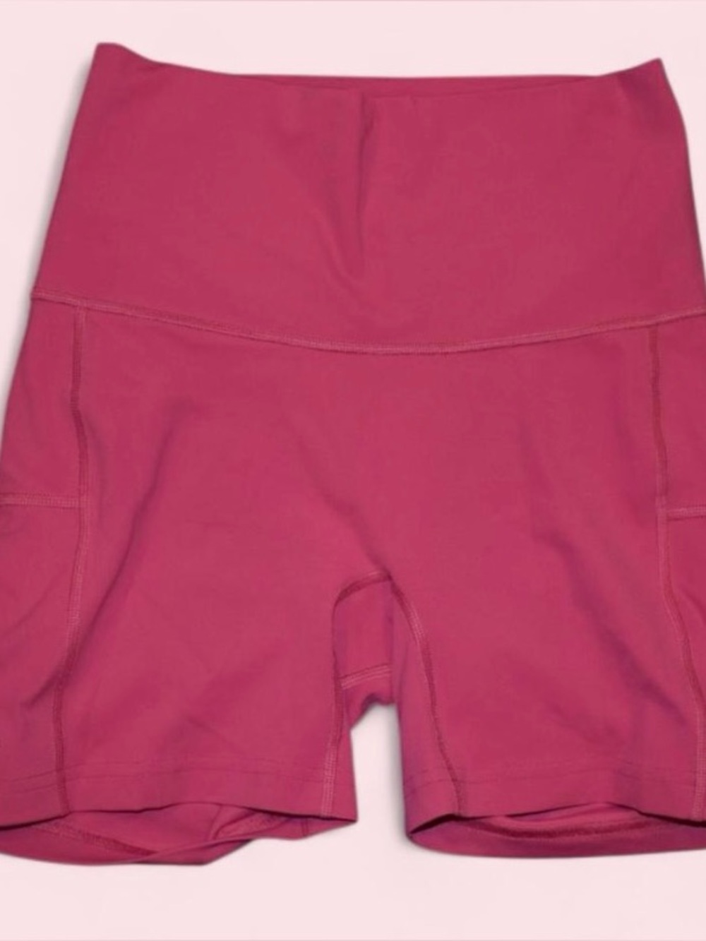 Gymshark High-Rise Active Shorts in Bright Pink